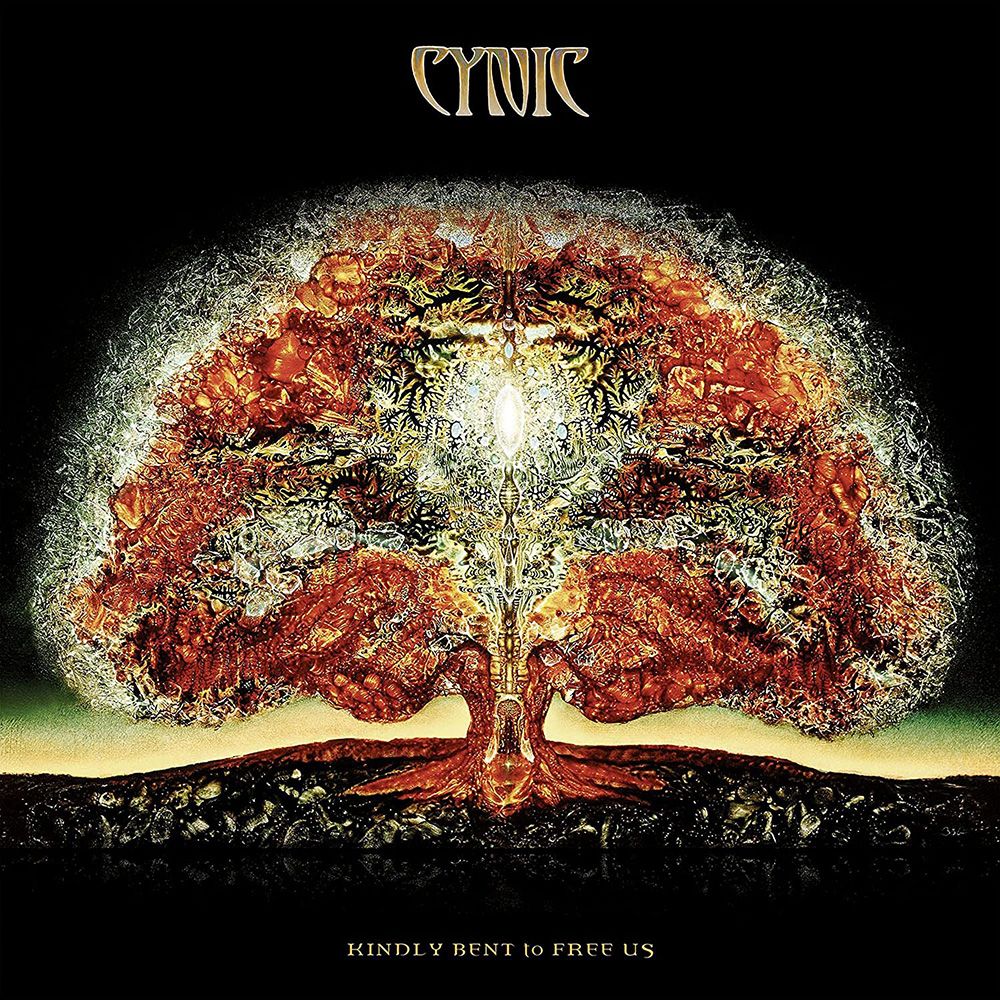 Front cover of "Kindly Bent to Free Us" by Cynic available at Darkwoods Webstore