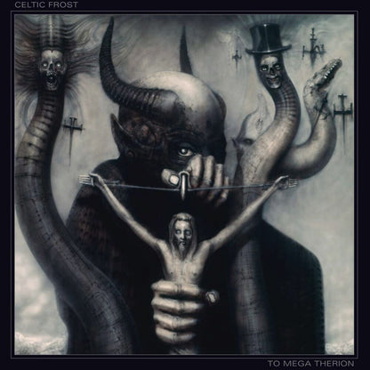 Front cover of "To Mega Therion" by Celtic Frost available at Darkwoods Webstore