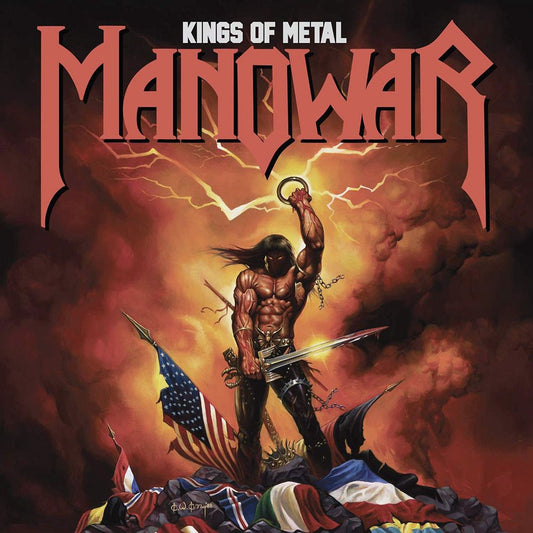 Front cover of "Kings of Metal" by Manowar available at Darkwoods Webstore