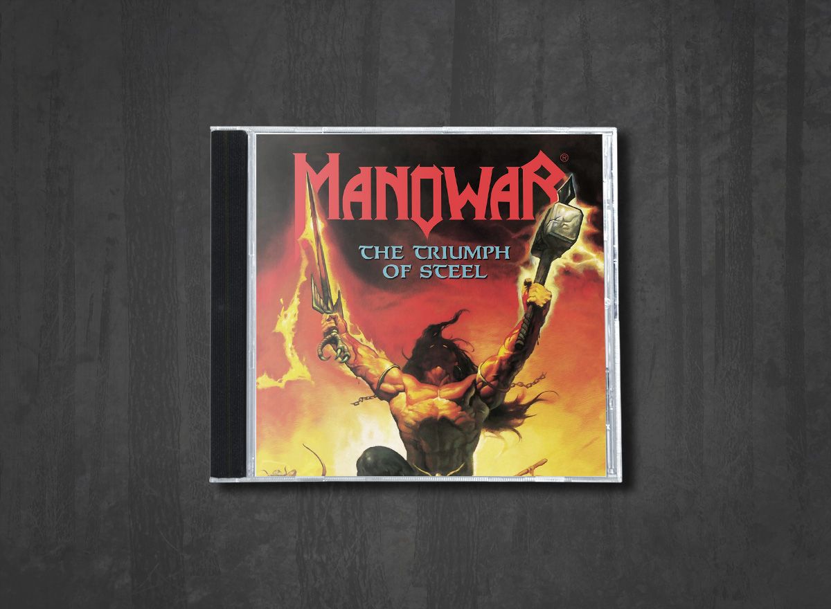 Additional artwork for "The Triumph of Steel" by Manowar available at Darkwoods Webstore
