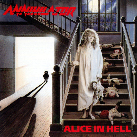 Front cover of "Alice in Hell" by Annihilator available at Darkwoods Webstore