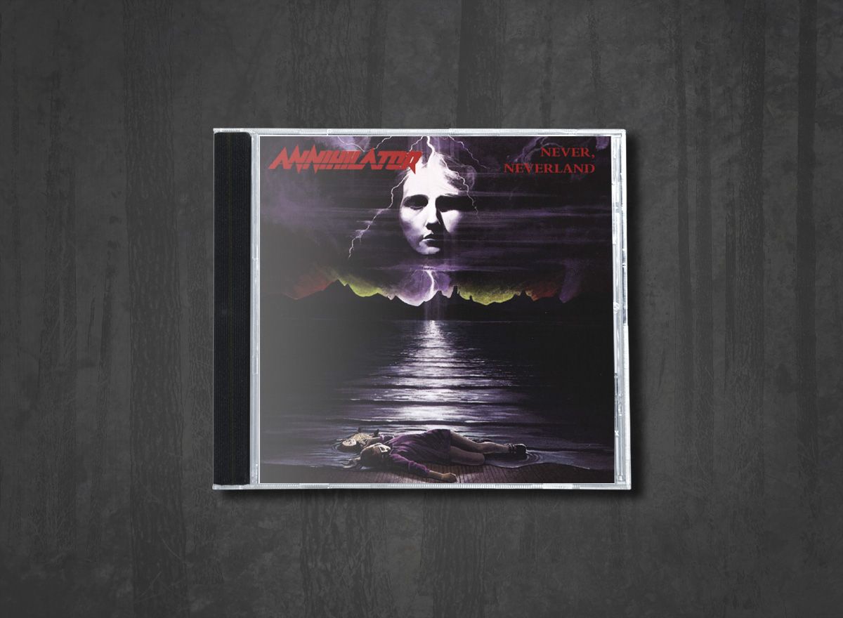 Additional artwork for "Never, Neverland" by Annihilator available at Darkwoods Webstore