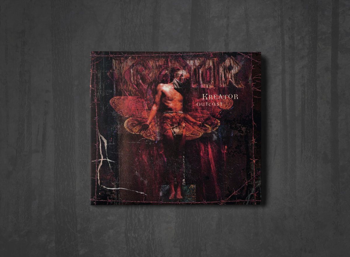 Additional artwork for "Outcast" by Kreator available at Darkwoods Webstore