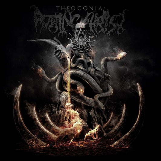 Front cover of "Theogonia" by Rotting Christ available at Darkwoods Webstore