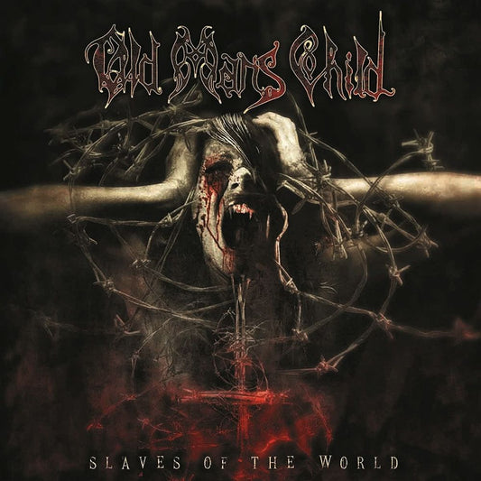 Front cover of "Slaves of the World" by Old Man's Child available at Darkwoods Webstore