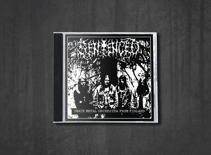 Additional artwork for "Death Metal Orchestra from Finland" by Sentenced available at Darkwoods Webstore