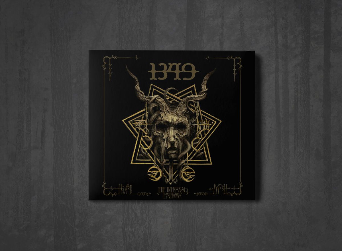 Additional artwork for "The Infernal Pathway" by 1349 available at Darkwoods Webstore