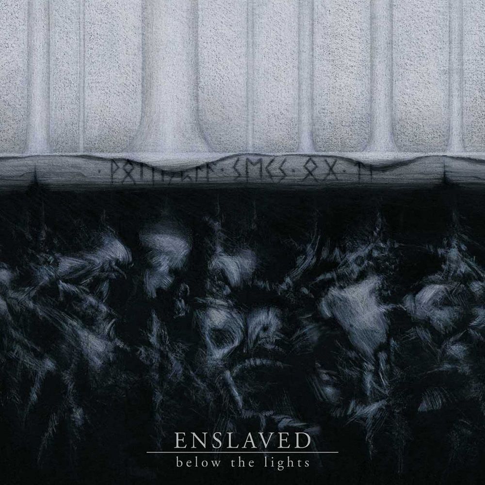 Front cover of "Below the Lights" by Enslaved available at Darkwoods Webstore
