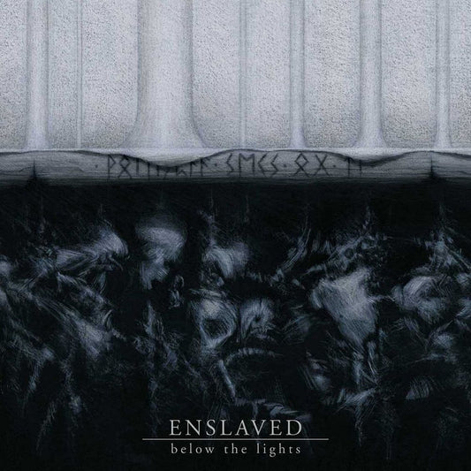 Front cover of "Below the Lights" by Enslaved available at Darkwoods Webstore