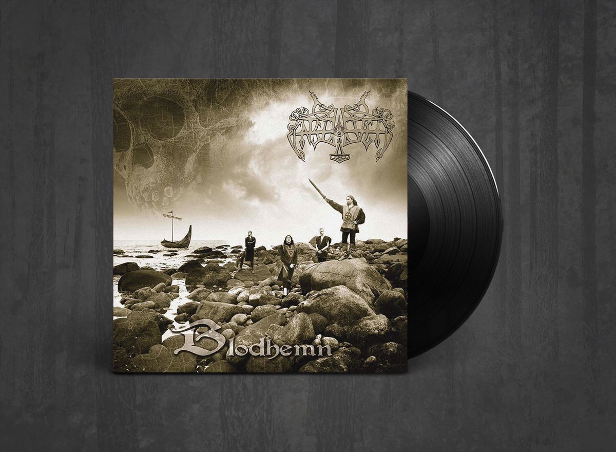 Additional artwork for "Blodhemn" by Enslaved available at Darkwoods Webstore