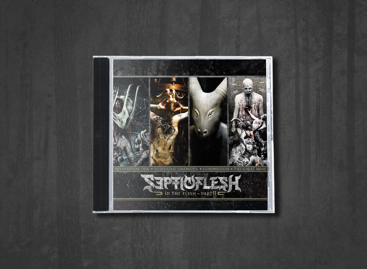Additional artwork for "In the Flesh: Part II" by Septicflesh available at Darkwoods Webstore