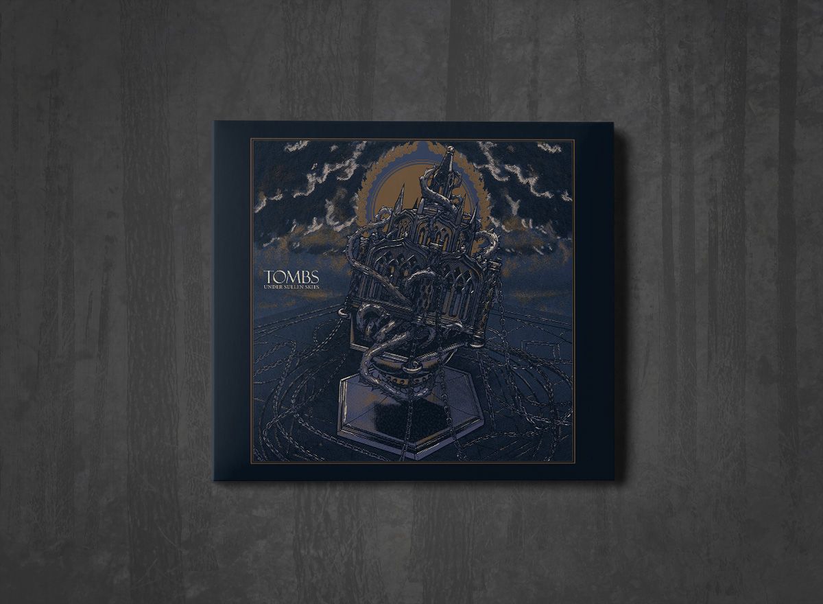 Additional artwork for "Under Sullen Skies" by Tombs available at Darkwoods Webstore