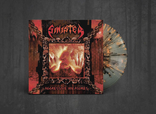 Additional artwork for "Aggressive Measures" by Sinister available at Darkwoods Webstore
