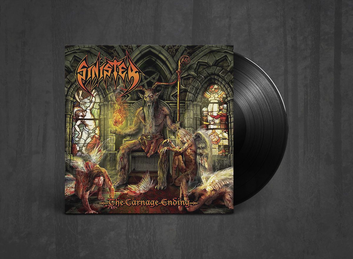 Additional artwork for "The Carnage Ending" by Sinister available at Darkwoods Webstore