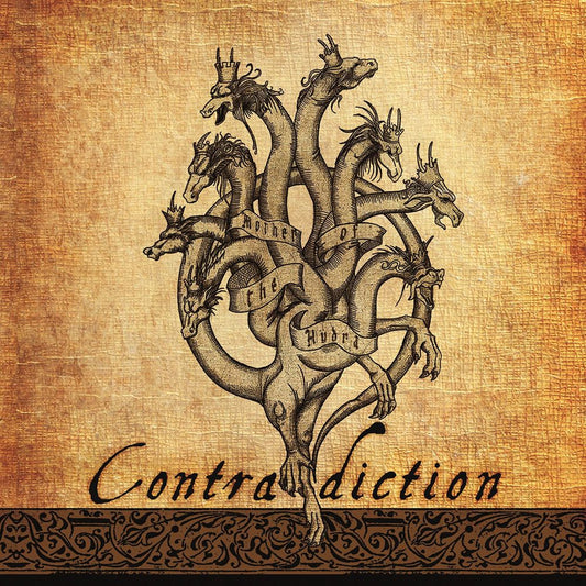 Front cover of "Contradiction" by Mother of the Hydra available at Darkwoods Webstore