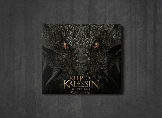 Additional artwork for "Reptilian" by Keep of Kalessin available at Darkwoods Webstore