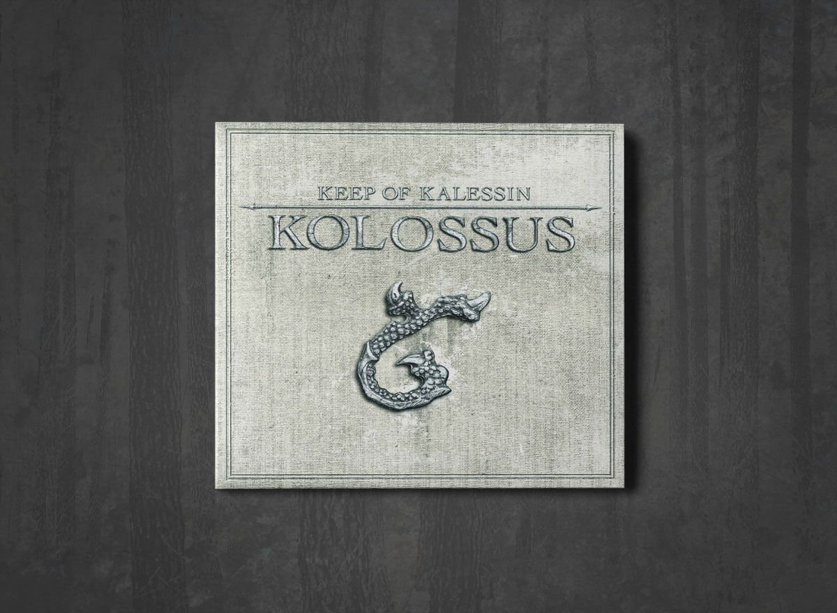 Additional artwork for "Kolossus" by Keep of Kalessin available at Darkwoods Webstore