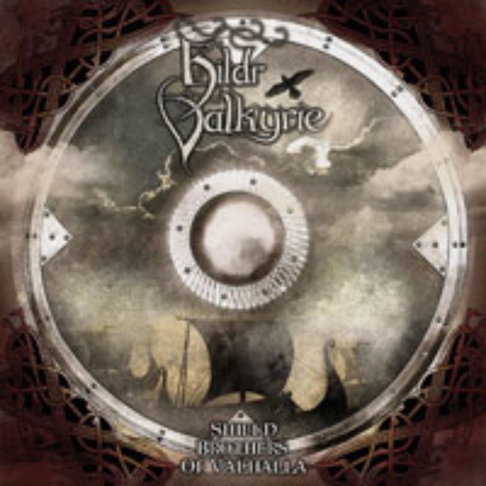 Front cover of "Shield Brothers of Valhalla" by Hildr Valkyrie available at Darkwoods Webstore