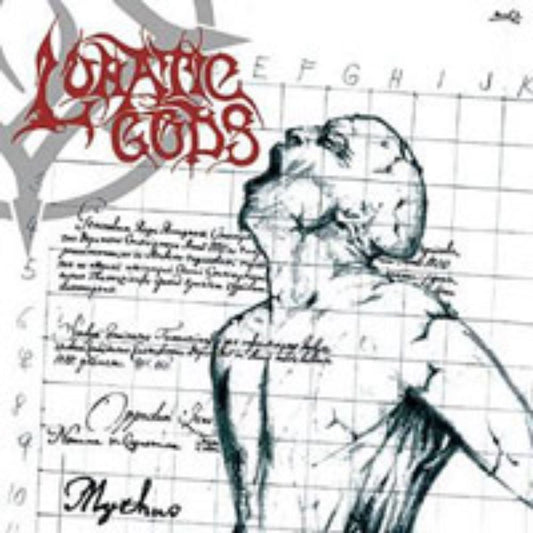 Front cover of "Mythus" by Lunatic Gods available at Darkwoods Webstore