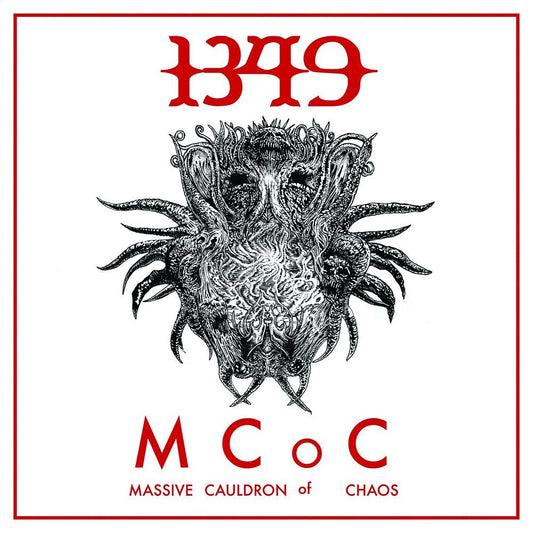 Front cover of "Massive Cauldron of Chaos" by 1349 available at Darkwoods Webstore