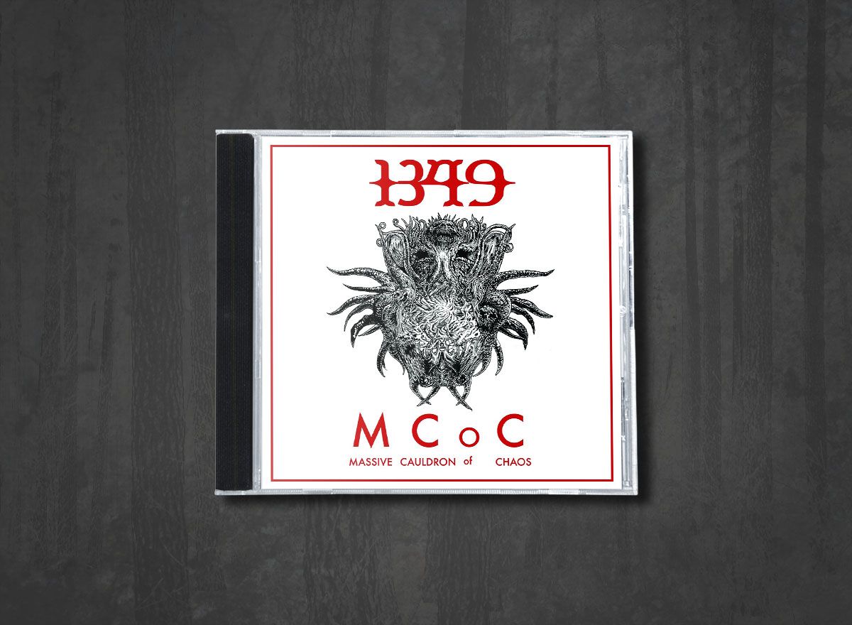 Additional artwork for "Massive Cauldron of Chaos" by 1349 available at Darkwoods Webstore