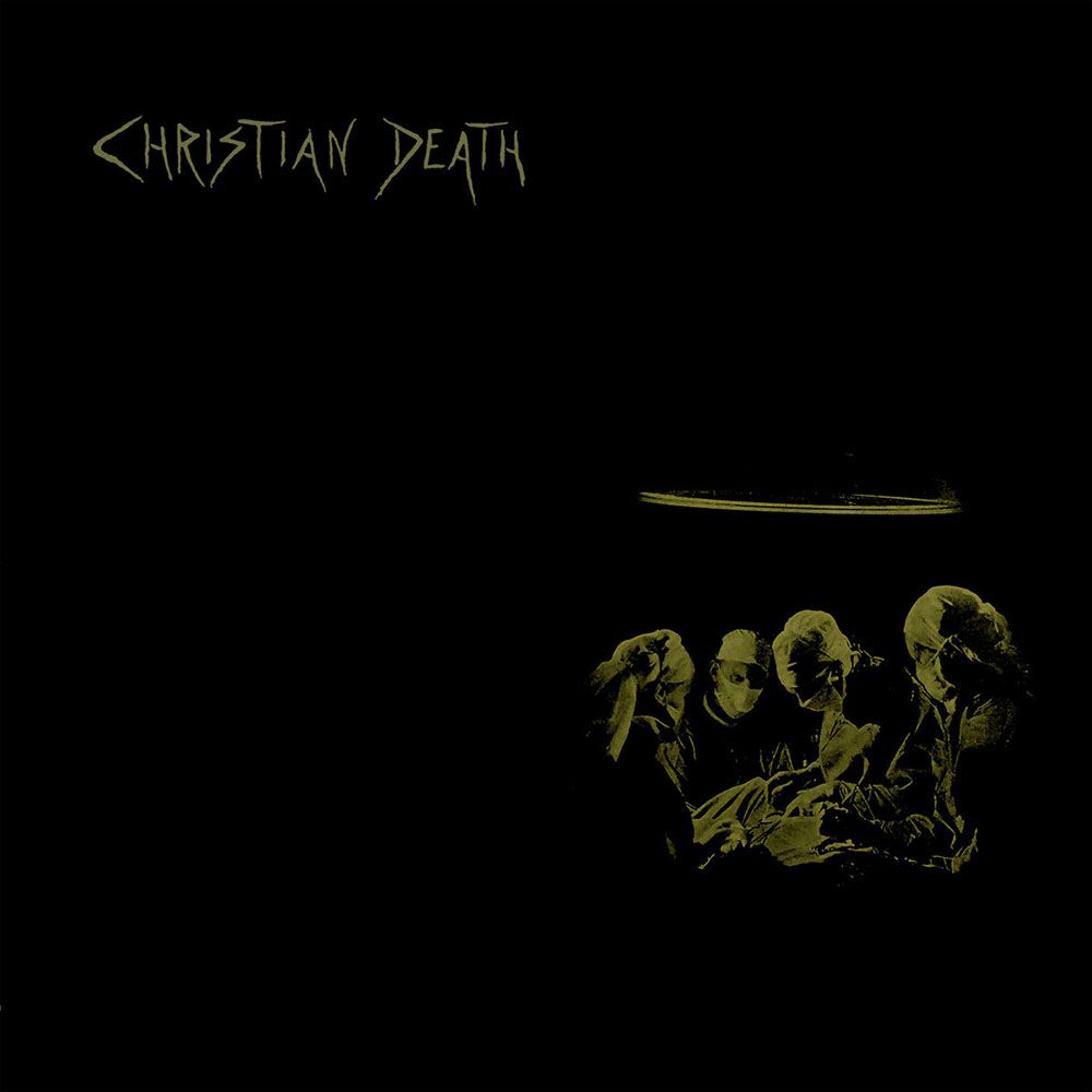 Front cover of "Atrocities" by Christian Death available at Darkwoods Webstore