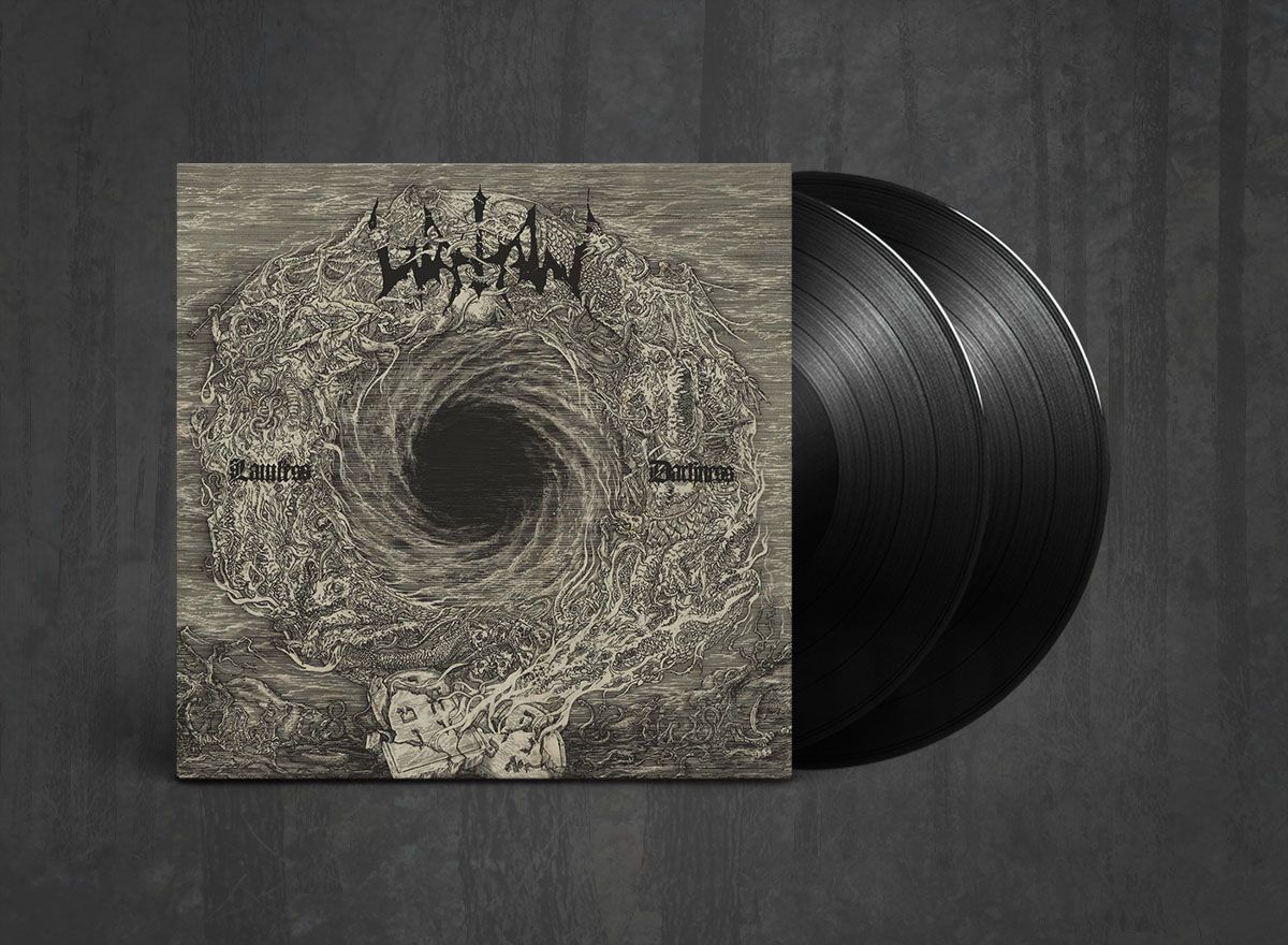 Additional artwork for "Lawless Darkness" by Watain available at Darkwoods Webstore