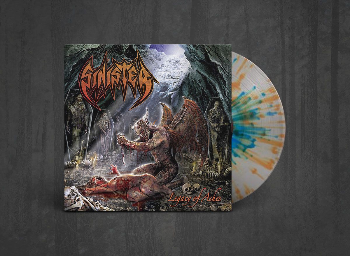 Additional artwork for "Legacy of Ashes" by Sinister available at Darkwoods Webstore