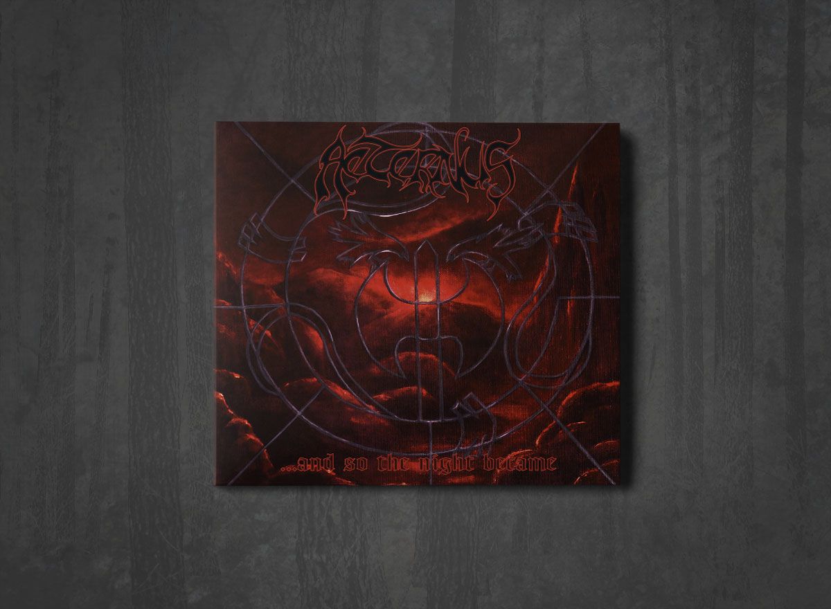 Additional artwork for "...and So the Night Became" by Aeternus available at Darkwoods Webstore