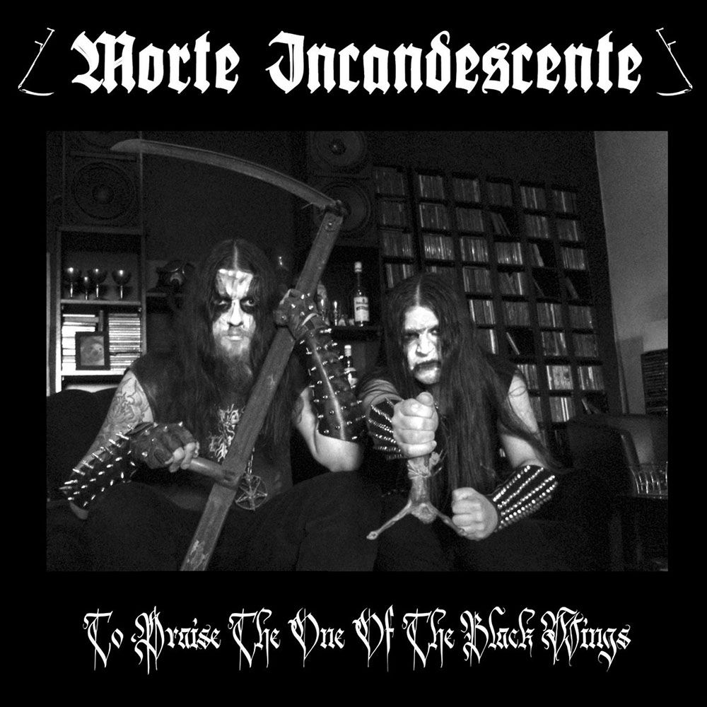 Front cover of "To Praise the One of the Black Wings" by Morte Incandescente available at Darkwoods Webstore