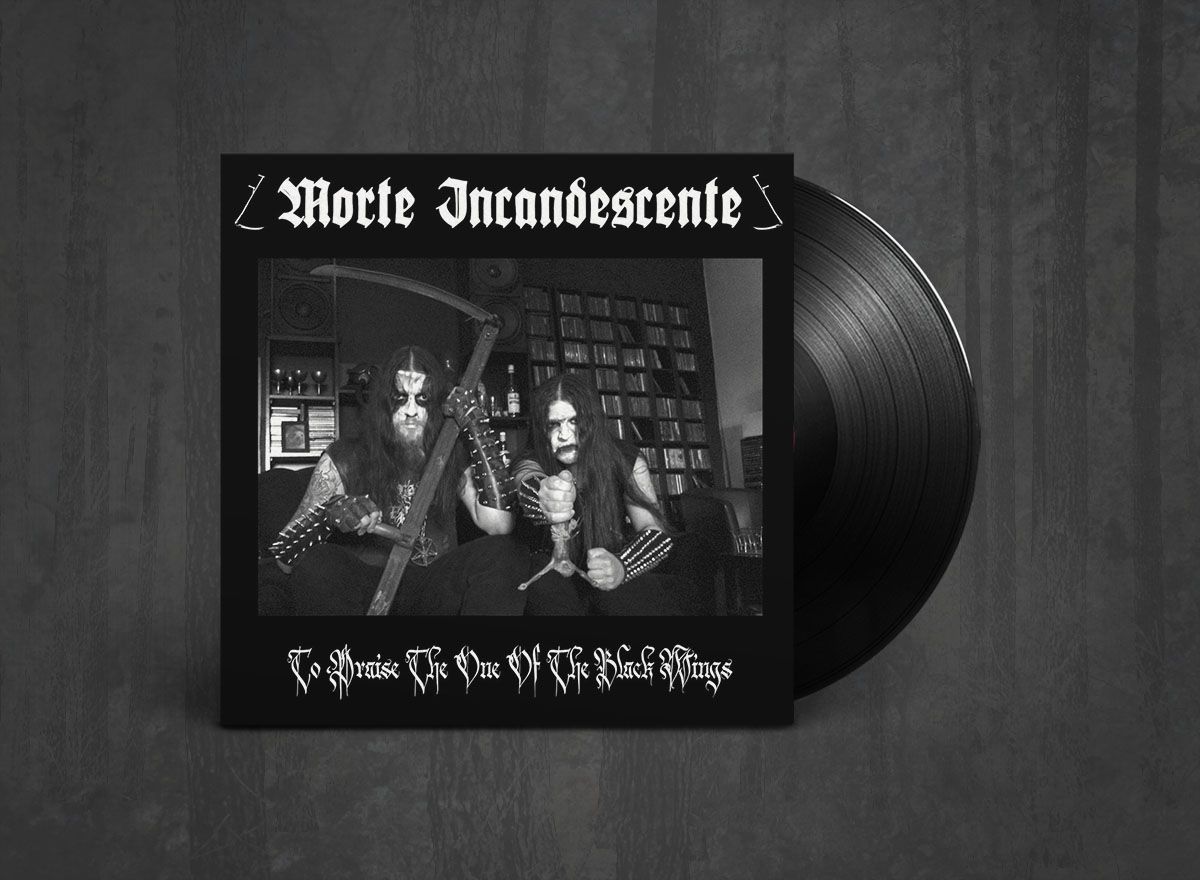 Additional artwork for "To Praise the One of the Black Wings" by Morte Incandescente available at Darkwoods Webstore