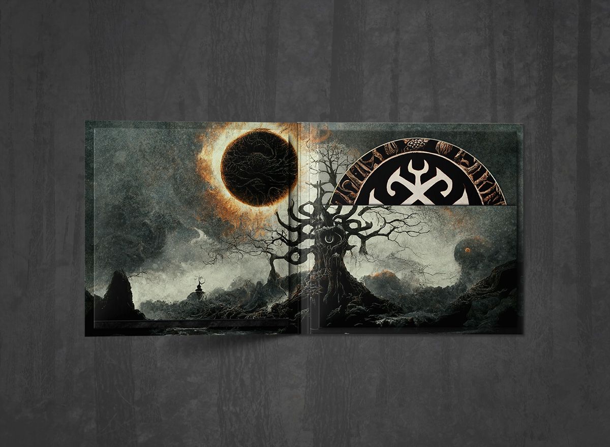 Additional artwork for "Black Sun" by Død Håp available at Darkwoods Webstore