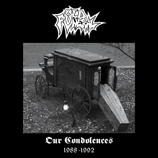 Front cover of "Our Condolences (1988-1992)" by Old Funeral available at Darkwoods Webstore