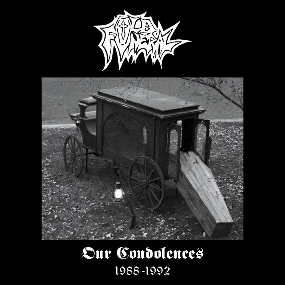 Front cover of "Our Condolences (1988-1992)" by Old Funeral available at Darkwoods Webstore