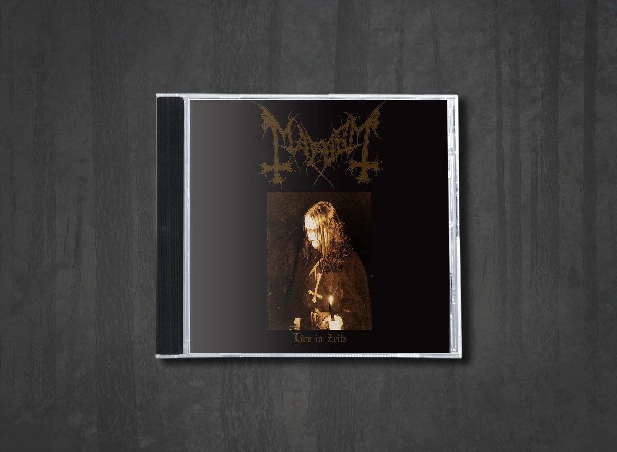 Additional artwork for "Live in Zeitz" by Mayhem available at Darkwoods Webstore