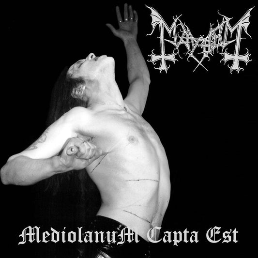 Front cover of "Mediolanum Capta Est" by Mayhem available at Darkwoods Webstore