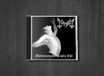 Additional artwork for "Mediolanum Capta Est" by Mayhem available at Darkwoods Webstore