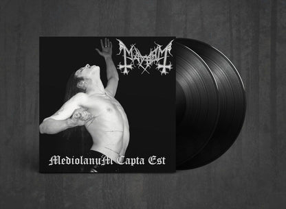 Additional artwork for "Mediolanum Capta Est" by Mayhem available at Darkwoods Webstore