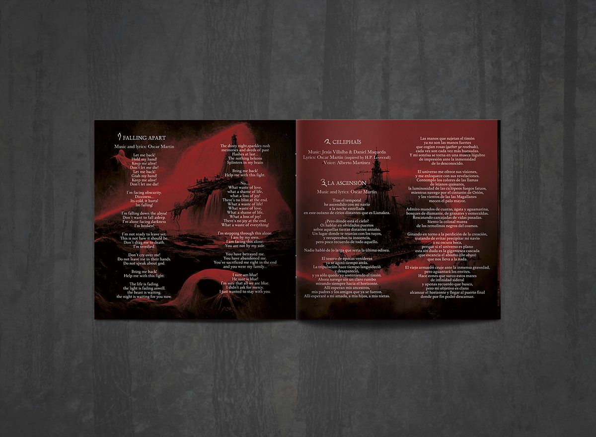 Additional artwork for "The Laniakea Architecture: Volume II" by As Light Dies available at Darkwoods Webstore
