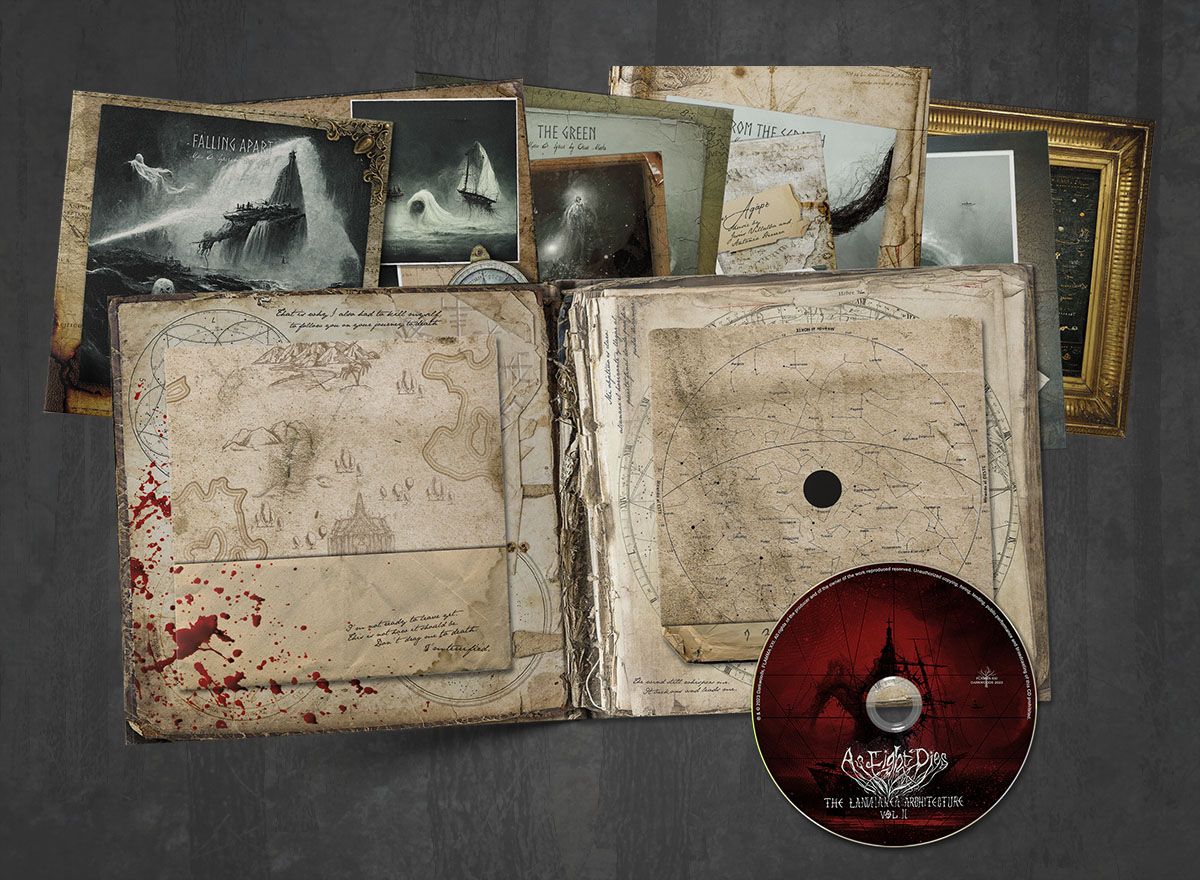 Additional artwork for "The Laniakea Architecture: Volume II" by As Light Dies available at Darkwoods Webstore
