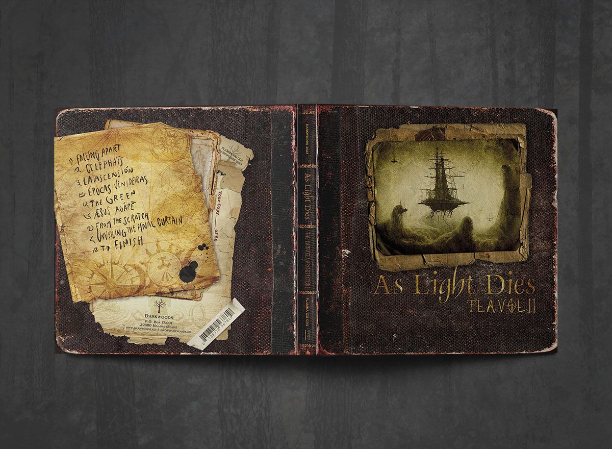 Additional artwork for "The Laniakea Architecture: Volume II" by As Light Dies available at Darkwoods Webstore