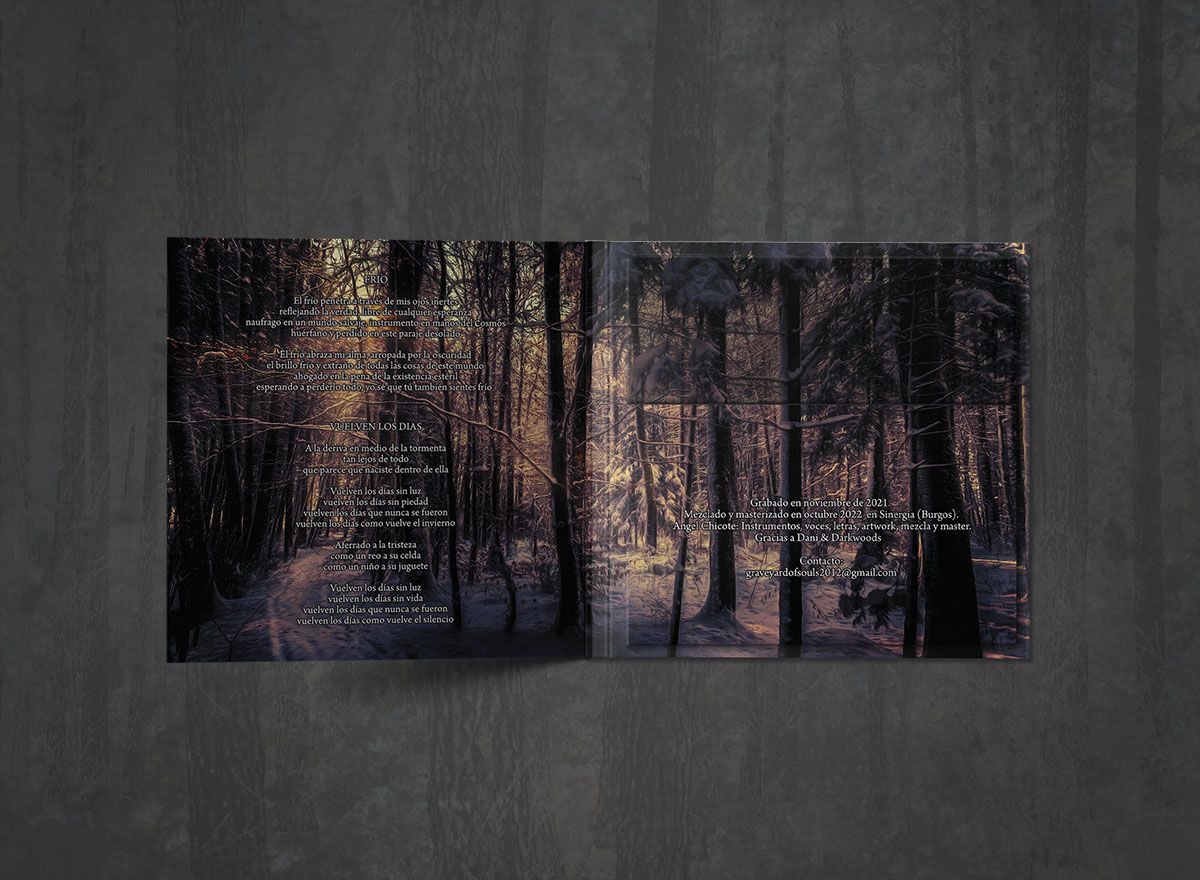 Additional artwork for "Frío" by Ornamentos del Miedo available at Darkwoods Webstore