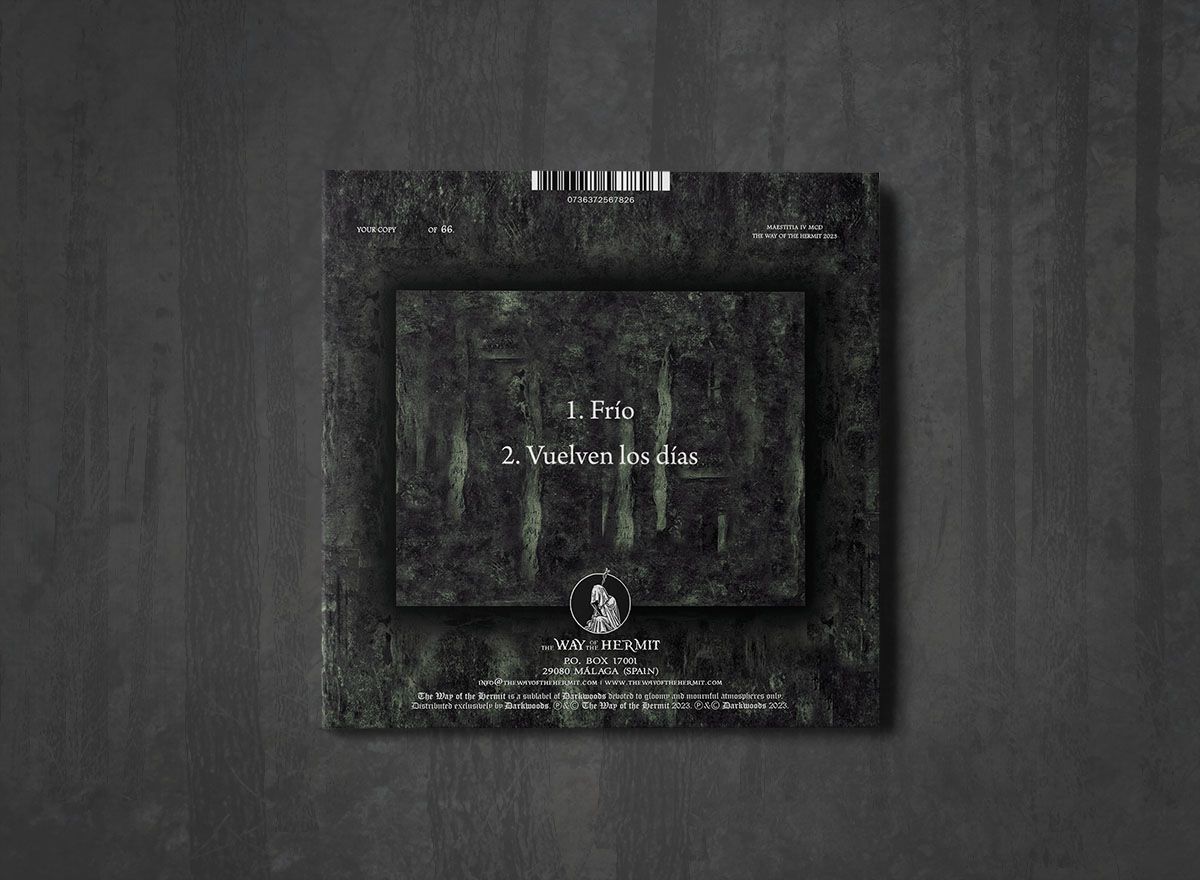 Additional artwork for "Frío" by Ornamentos del Miedo available at Darkwoods Webstore