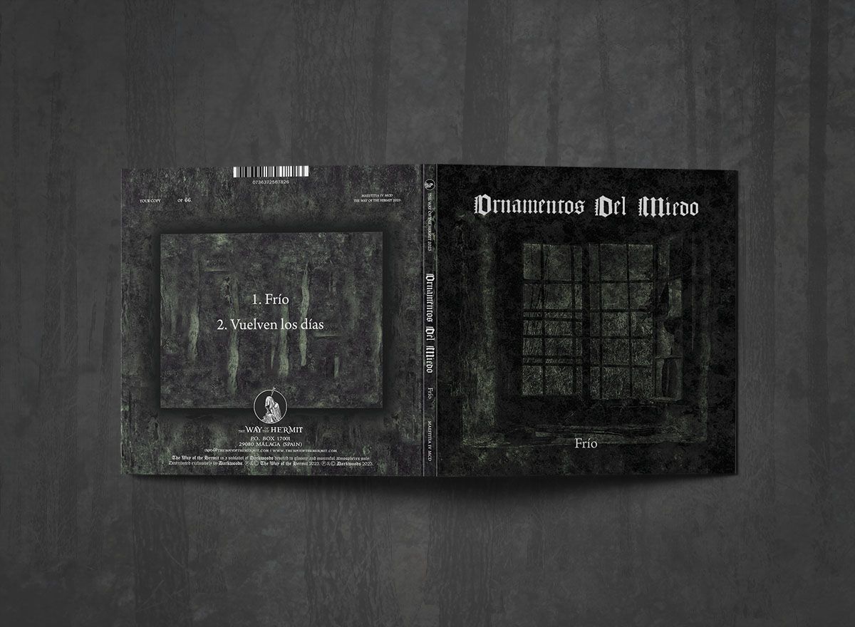 Additional artwork for "Frío" by Ornamentos del Miedo available at Darkwoods Webstore