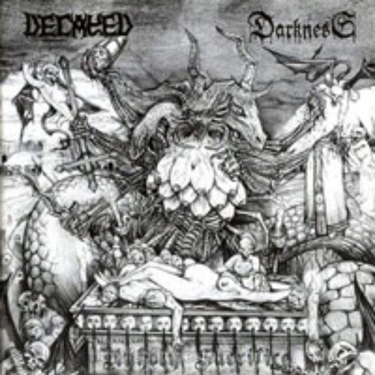 Front cover of "Unholy Sacrifice" by Decayed / Darkness available at Darkwoods Webstore