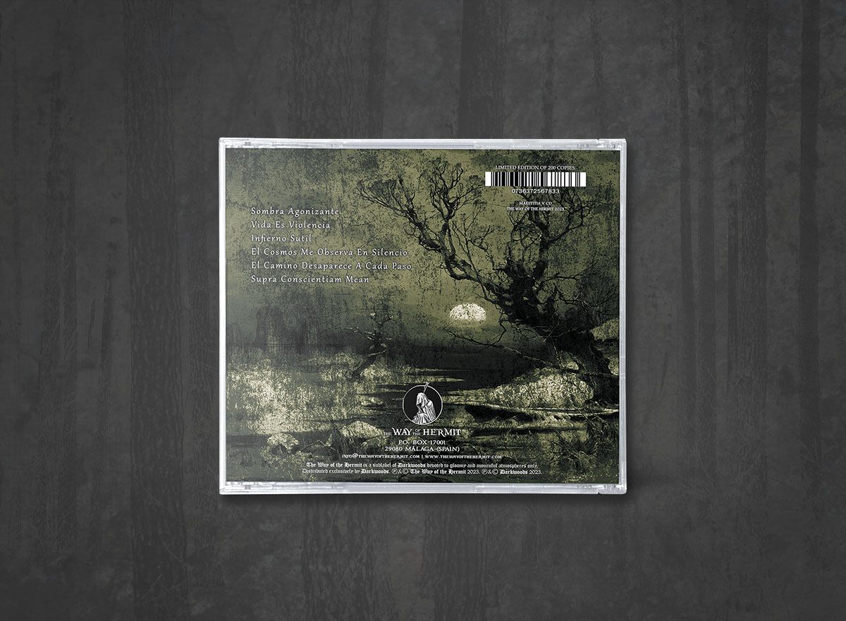 Additional artwork for "El Cosmos me Observa en Silencio" by Ornamentos del Miedo available at Darkwoods Webstore