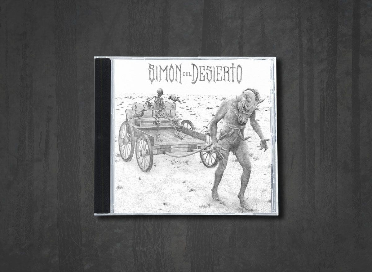 Additional artwork for "Avoid" by Simón del Desierto available at Darkwoods Webstore