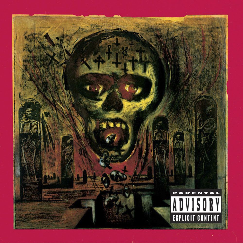 Front cover of "Seasons in the Abyss" by Slayer available at Darkwoods Webstore