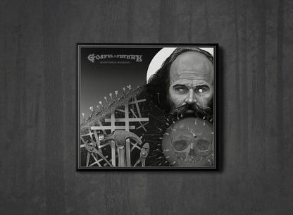 Additional artwork for "Blowtorch Mankind" by Gospel of the Future available at Darkwoods Webstore