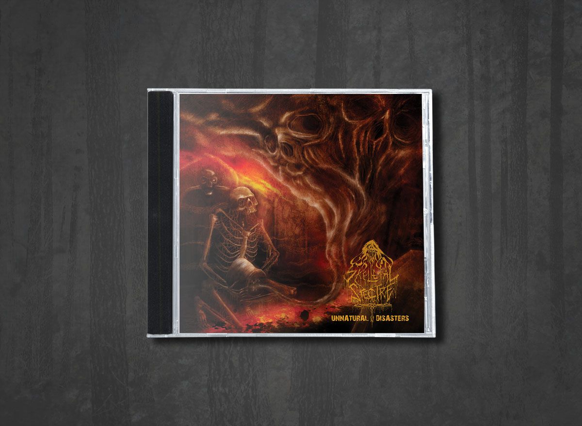 Additional artwork for "Unnatural Disasters" by Skeletal Spectre available at Darkwoods Webstore